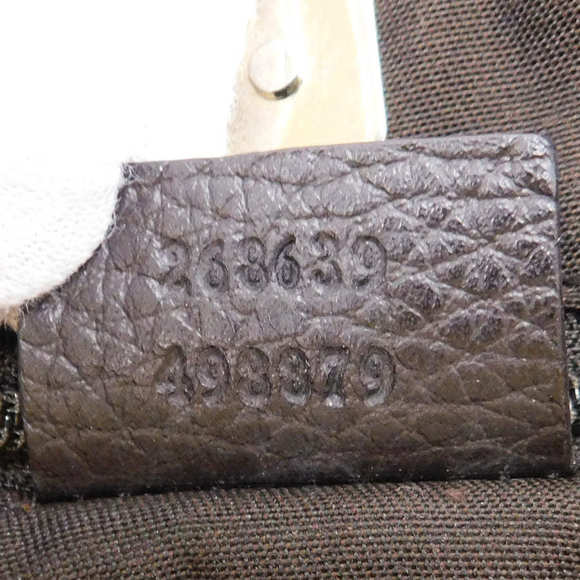 Gucci brown GG tote crystal bag leather - Picture 8 of 8